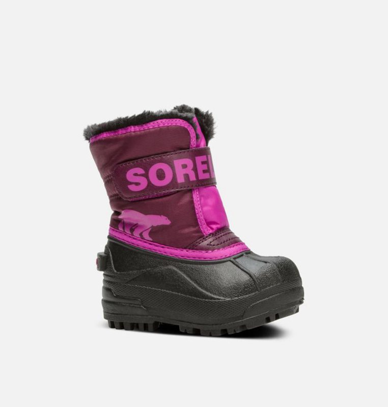 Botas Nieve Sorel Niños - Toddler Commander™ Moradas/Rosas/Negras - 71648-HUWS